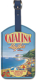 Catalina By Air - Los Angeles to Catalina - Leatherette Luggage Tags