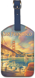 San Francisco - Leatherette Luggage Tags