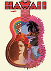 Hawaii - Hawaiian Ukulele - Hawaii Magnet