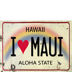 I Love Maui - Hawaii Magnet