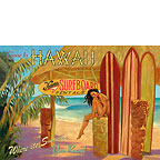 Come to Hawaii - Kona Surfboard Rentals - Hawaii Magnet