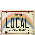 Local License Plate - Hawaii Magnet
