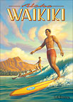 Aloha Waikiki - Hawaii Magnet