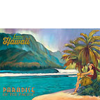 Exotic Hawaii - Paradise of the Pacific - Hawaii Magnet