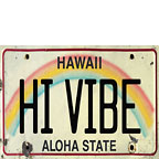 HI Vibe License Plate - Hawaii Magnet