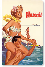 Hawaii Northwest Orient Airlines - Hawaii Mini Notebook