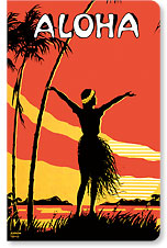 Aloha Oe - Hawaii Mini Notebook