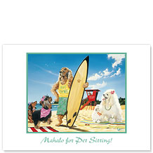 Hot Dawg - Pet Sitting Greeting Card