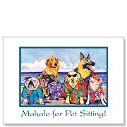 Beach Boys - Pet Sitting Greeting Card