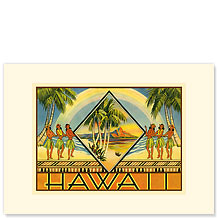 Hawaii Brochure 1943 - Personalized Vintage Collectible Greeting Card