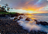 Secret Sunset - Hawaiian Thick Premium Postcard