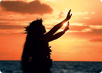 To Ask A Blessing - Hawaiian Thick Premium Postcard