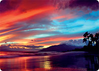Fire & Light - Hawaiian Thick Premium Postcard