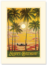 Hawaii - Personalized Vintage Collectible Greeting Card