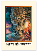 The Moon of Manakoora - Halloween Greeting Card