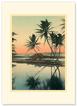 Aloha Nui - Hawaiian Premium Vintage Collectible Greeting Card - Sympathy Card