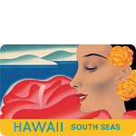 Hawaii South Seas - Hawaiian Vintage Postcard