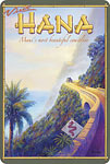 Visit Hana - Hawaiian Vintage Postcard