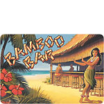 Bamboo Bar - Hawaiian Vintage Postcard