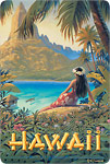 Hawaii - Isle of Paradise - Hawaiian Vintage Postcard