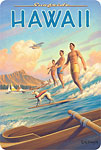 Surfride Hawaii - Hawaiian Vintage Postcard