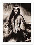 Pele’s Sister - Namakaokahai, Hawaiian Sea Goddess - Fine Art Black & White Carbon Prints