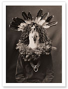 Navajo House God (Haschogan) - The Yebichai Hunchback - Fine Art Black & White Carbon Prints