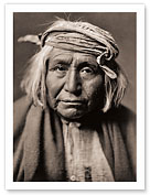 De Gizzeh-Rolling - Apache Native Man - North American Indians - Fine Art Black & White Carbon Prints