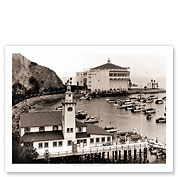 Catalina Island Yacht Club 1946 - Fine Art Black & White Carbon Prints