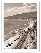 The Lighthouse Restaurant - Pacific Coast Highway California, 1930 - Fine Art Black & White Carbon Prints
