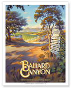 Ballard Canyon Wineries - Giclée Art Prints & Posters