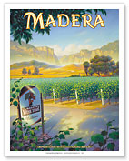 Madera (San Joaquin Valley) Wineries - Giclée Art Prints & Posters