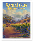 Santa Lucia Highlands Wineries - Boekenoogen Winery - Fine Art Prints & Posters