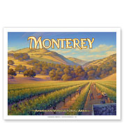 Monterey Wineries - Giclée Art Prints & Posters