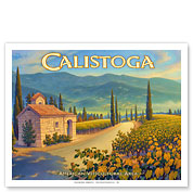 Calistoga Wineries - Castello di Amorosa Winery - Fine Art Prints & Posters