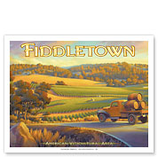 Fiddletown Wineries - Amador County - Giclée Art Prints & Posters