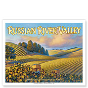Russian River Valley Wineries - Along Westside Road - Fine Art Prints & Posters