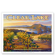 Clear Lake Wineries - Brassfield's Estate Winery - Giclée Art Prints & Posters