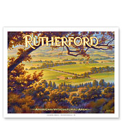Rutherford Wineries - Napa Valley - Giclée Art Prints & Posters