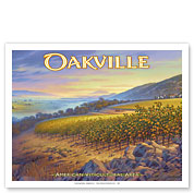 Oakville Wineries - Napa Valley - Giclée Art Prints & Posters