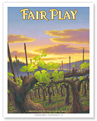 Fair Play Wineries - El Dorado County - Giclée Art Prints & Posters
