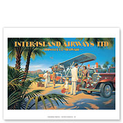 Honolulu, Hawaii - Inter-Island Airways Ltd. - Fine Art Prints & Posters
