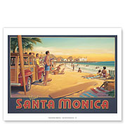 Visit Santa Monica - California - Santa Monica Pier - Fine Art Prints & Posters