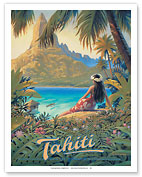 Tahiti - Isle of Paradise - Society Islands - Giclée Art Prints & Posters