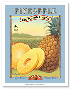 Pineapple - Aloha Seeds - Big Island Seed Company - Big Island Flavor - Giclée Art Prints & Posters