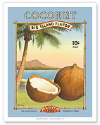 Coconut - Aloha Seeds - Big Island Seed Company - Big Island Flavor - Giclée Art Prints & Posters