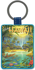 Aloha from Hawaii - Hawaiian Leatherette Keychains