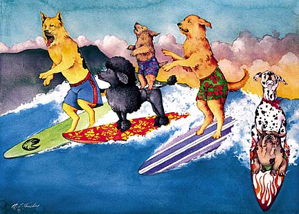 Honolulu Hot Dogs - Limited Edition Giclee Art Prints