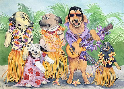 Hunka Burnin' Aloha - Limited Edition Giclee Art Prints