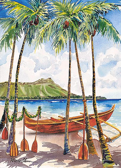 A Peaceful Voyage - Artists Showcase - Limited Edition Giclee Art Prints by Peggy Chun